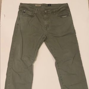AG protege green chinos pants